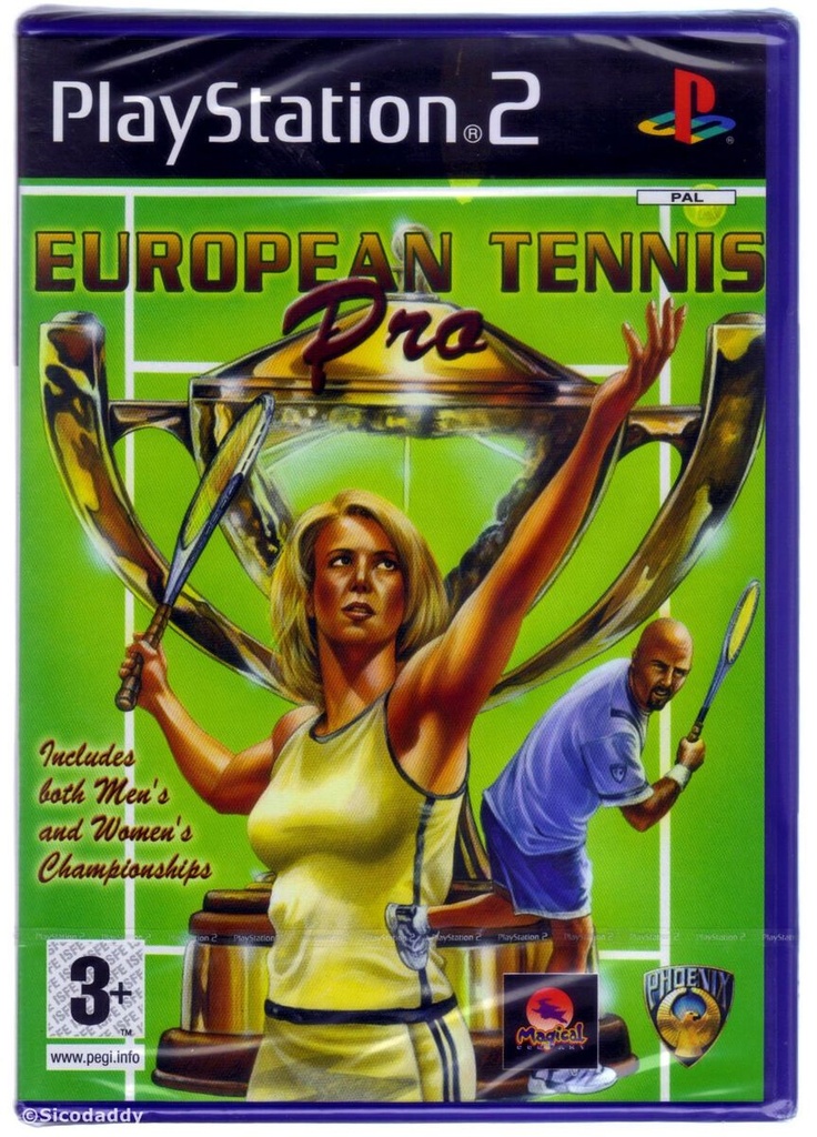 Jeu PS2 - European Tennis Pro - Neuf