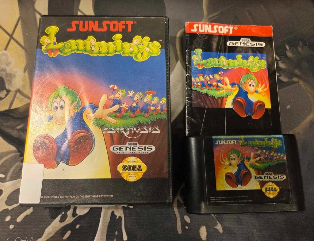 Jeu Genesis - Lemmings - ANGLAIS