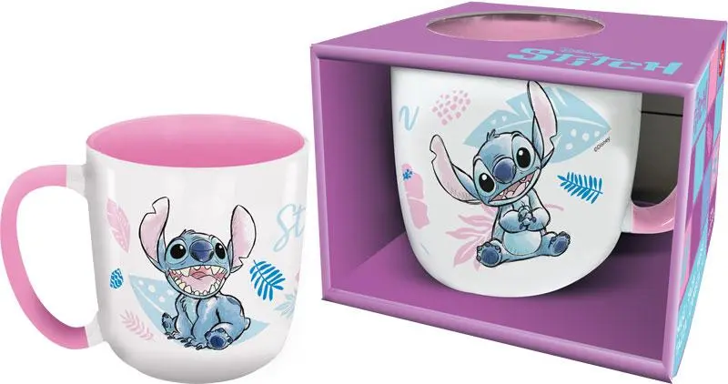 Stitch - Mug - Rose Aquarelle - 384 ml