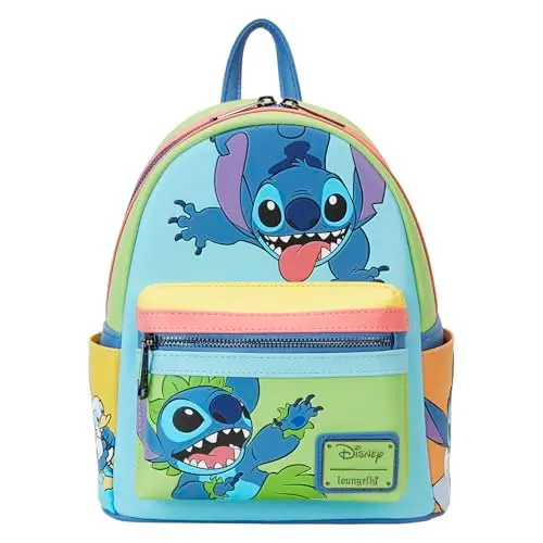 Loungefly - Disney - Lilo & Stitch - Jaase Stitch Colorblock - Mini sac à dos Exclusive