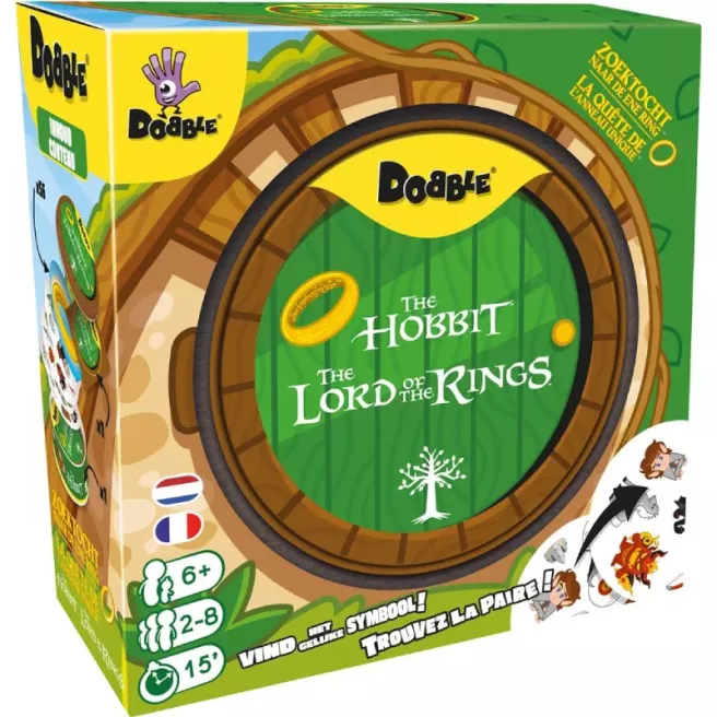 Jeu Familial - Dobble - Seigneur Des Anneaux 