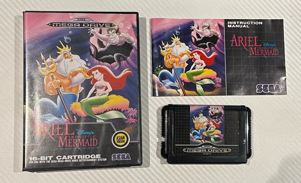 Jeu Mega Drive - Ariel the Little Mermaid - Complet - PAL