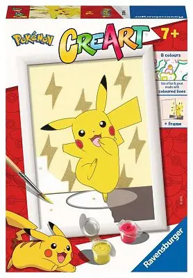 Creart - Pikachu - Peinture numérotée