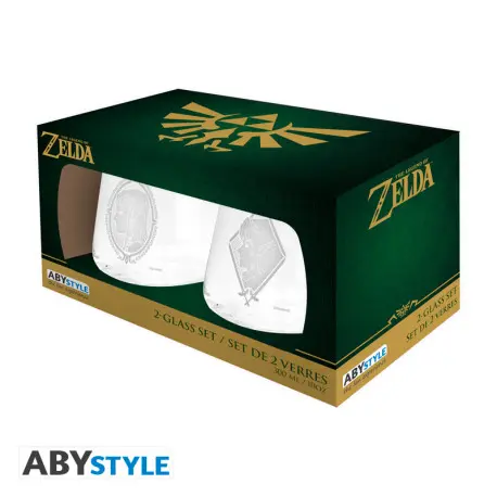 The Legend of Zelda - Set de 2 verre - Zelda & Link 