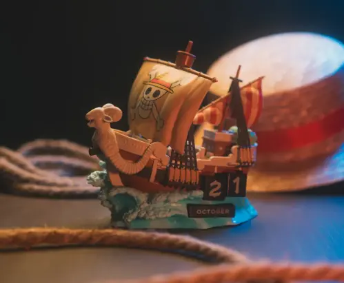 One Piece Netflix - Going Merry - Calendrier Perpétuel 3D