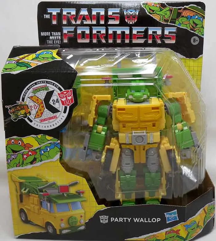 Tortue Ninja - Transformers - Action Figure - Robot/Wagon
