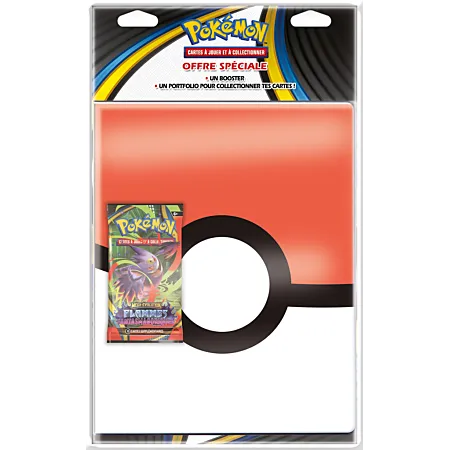 Pokemon - Portfolio 180 - Pokeball - avec booster me02