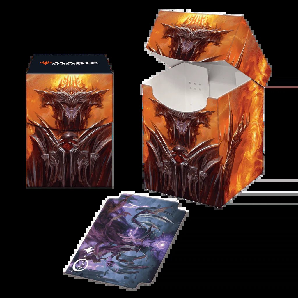 UP - Magic: The Gathering - The Lord of the rings tales of middle-earth - Deck Box Sauron V2