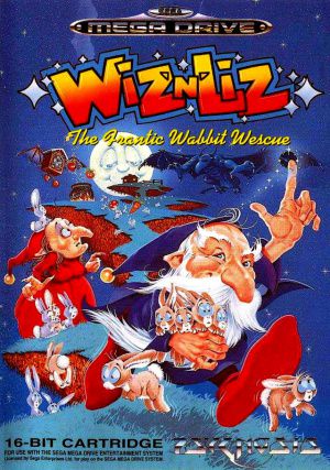 Jeu Mega Drive Pal Wiz 'n' Liz The Frantic Wabbit Wescue Occasion