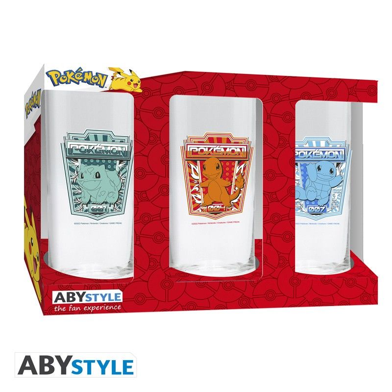 Pokémon - Set de 3 verres