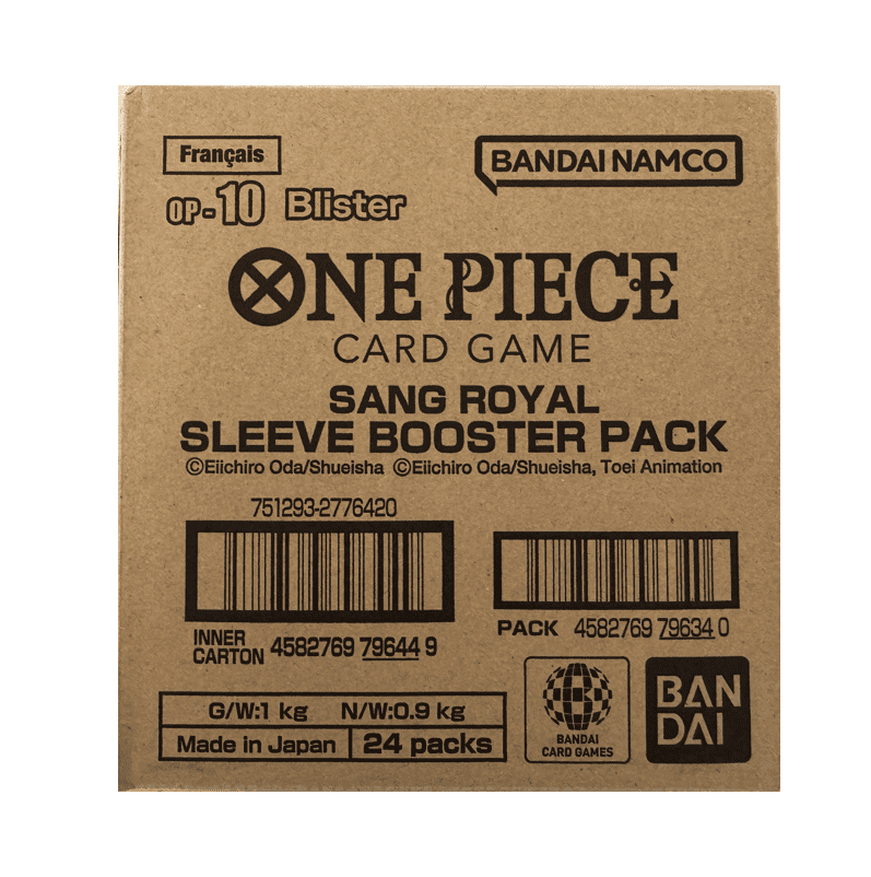 One Piece Card Game - Boite de 24 boosters blisters cartonnés français Sang Royal
