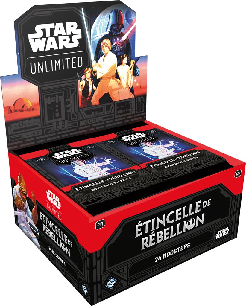 Star Wars Unlimited : Etincelle de Rebellion- Boite de 24 booster français